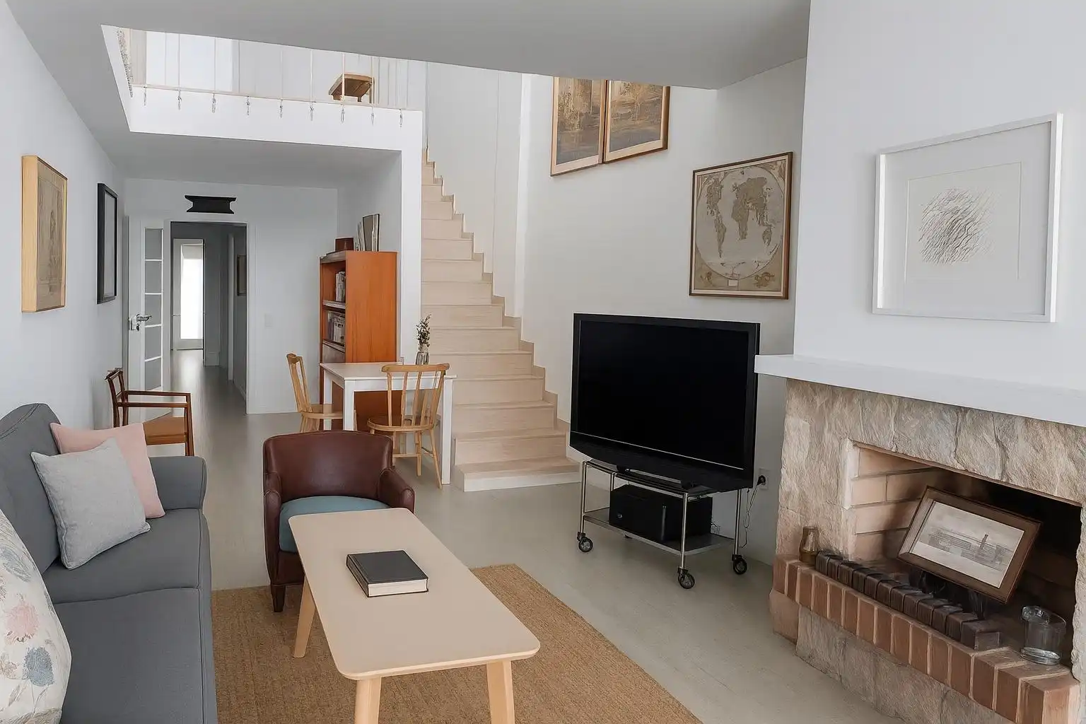 Wohnzimmer von Wohnung zum Verkauf in L'Escala mit Heizung, Terrasse und Balkon