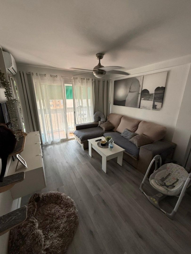 Sala de estar de Piso en venta en Málaga Capital con Aire acondicionado, Calefacción y Amueblado
