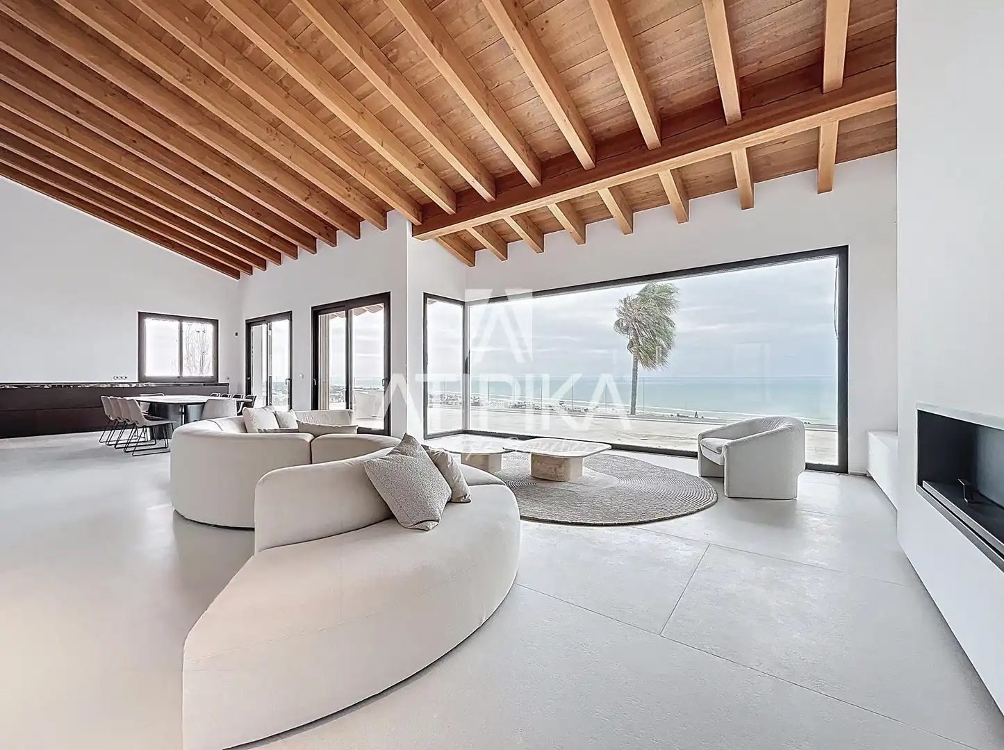 Living room of Houses for rent in Castelldefels  with Air Conditioner, Heating and Terrace