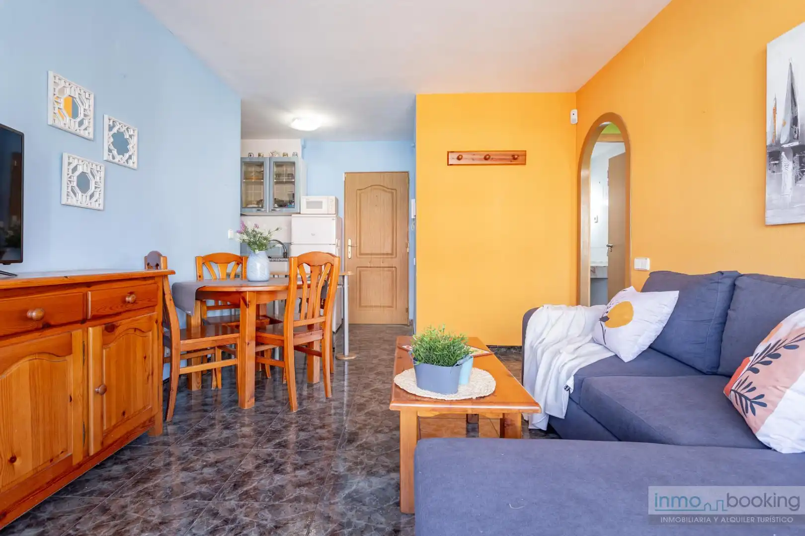 Wohnzimmer von Wohnungen zum Verkauf in Salou mit Klimaanlage, Heizung und Gemeinschaftspool