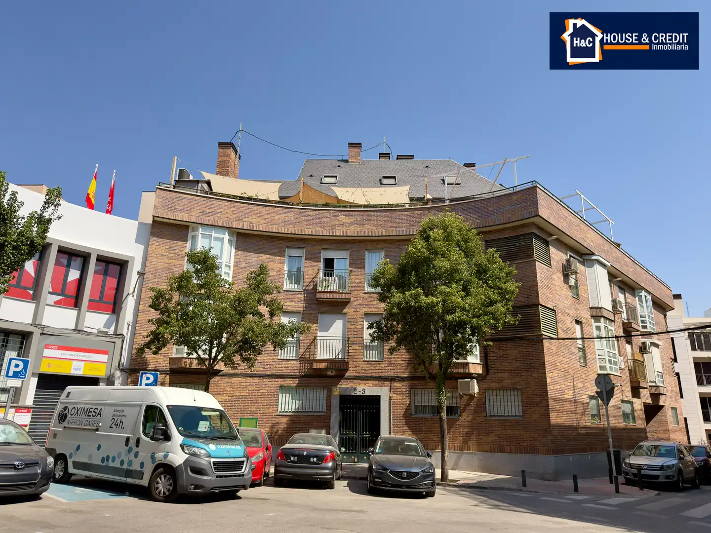 Vista exterior de Ático de alquiler en Madrid con Aire acondicionado, Calefacción y Terraza