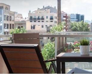 Terrace of Flat to rent in  Barcelona Capital  with Air Conditioner, Heating and Parquet flooring