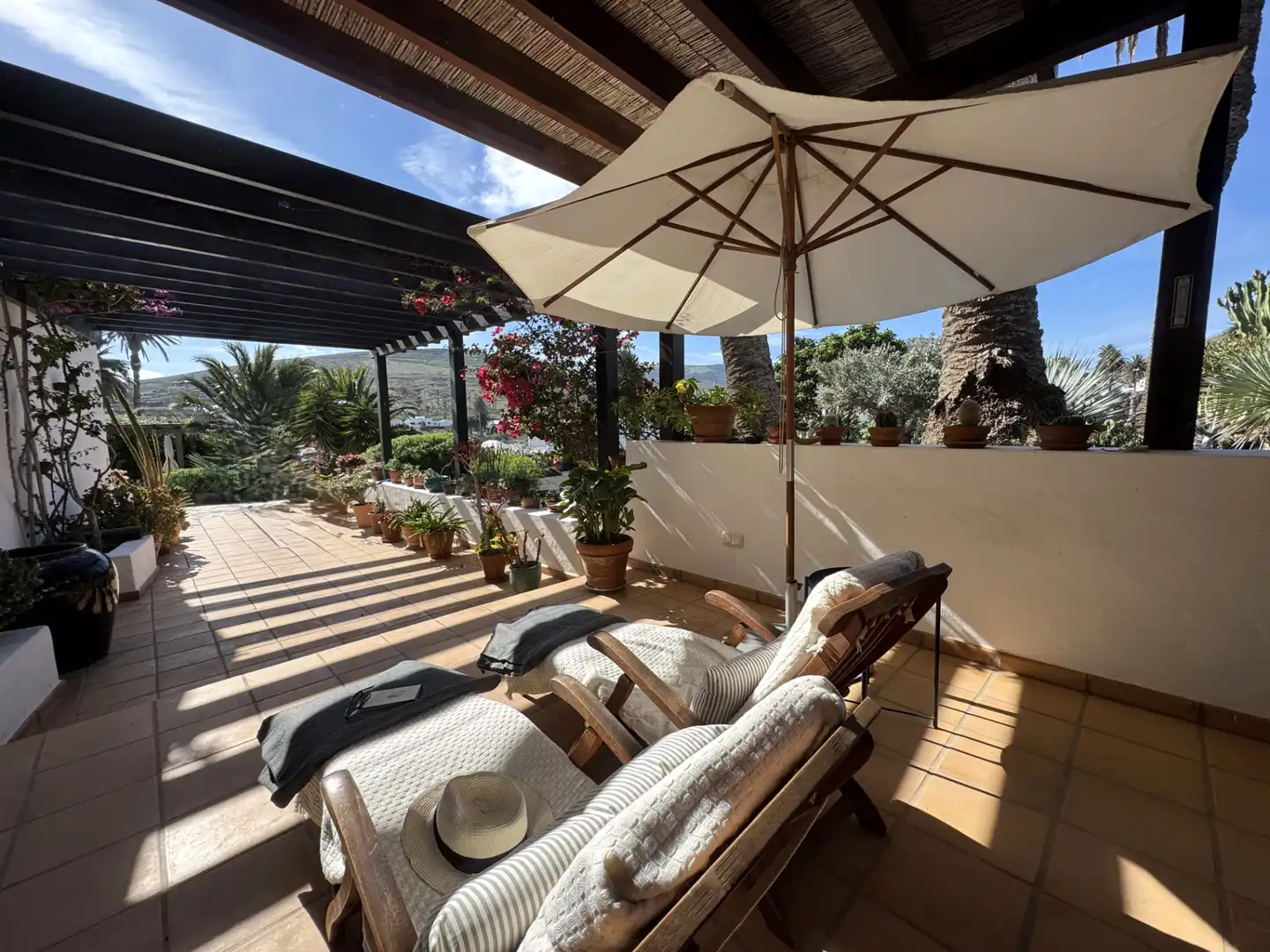 Terraza de Casa o chalet en venta en Haría con Jardín privado y Amueblado