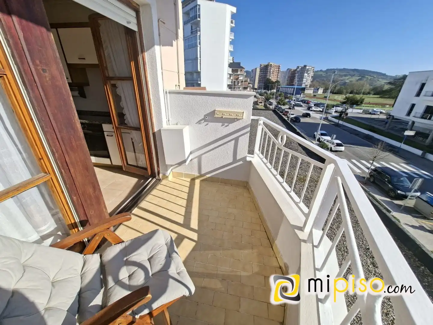 Balcony of Flat for rent in Laredo  with Terrace and Furnished