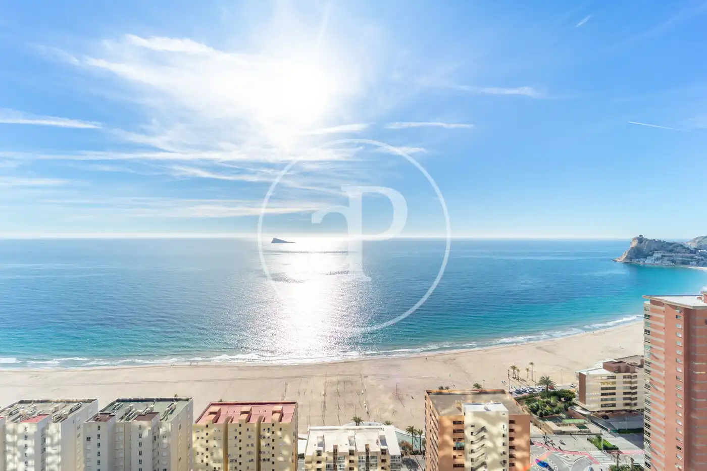 Vista exterior de Piso en venta en Benidorm con Aire acondicionado, Calefacción y Jardín privado