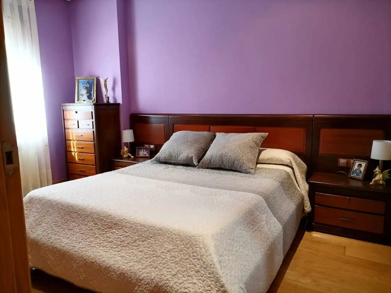 Bedroom of Detached homes for sale in Ciudad Rodrigo  with Parquet flooring, Terrace and Furnished