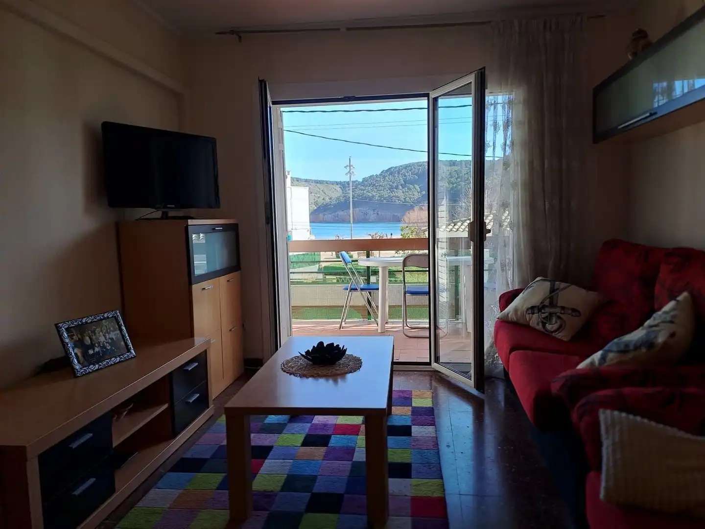 Sala de estar de Piso de alquiler en L'Escala con Terraza