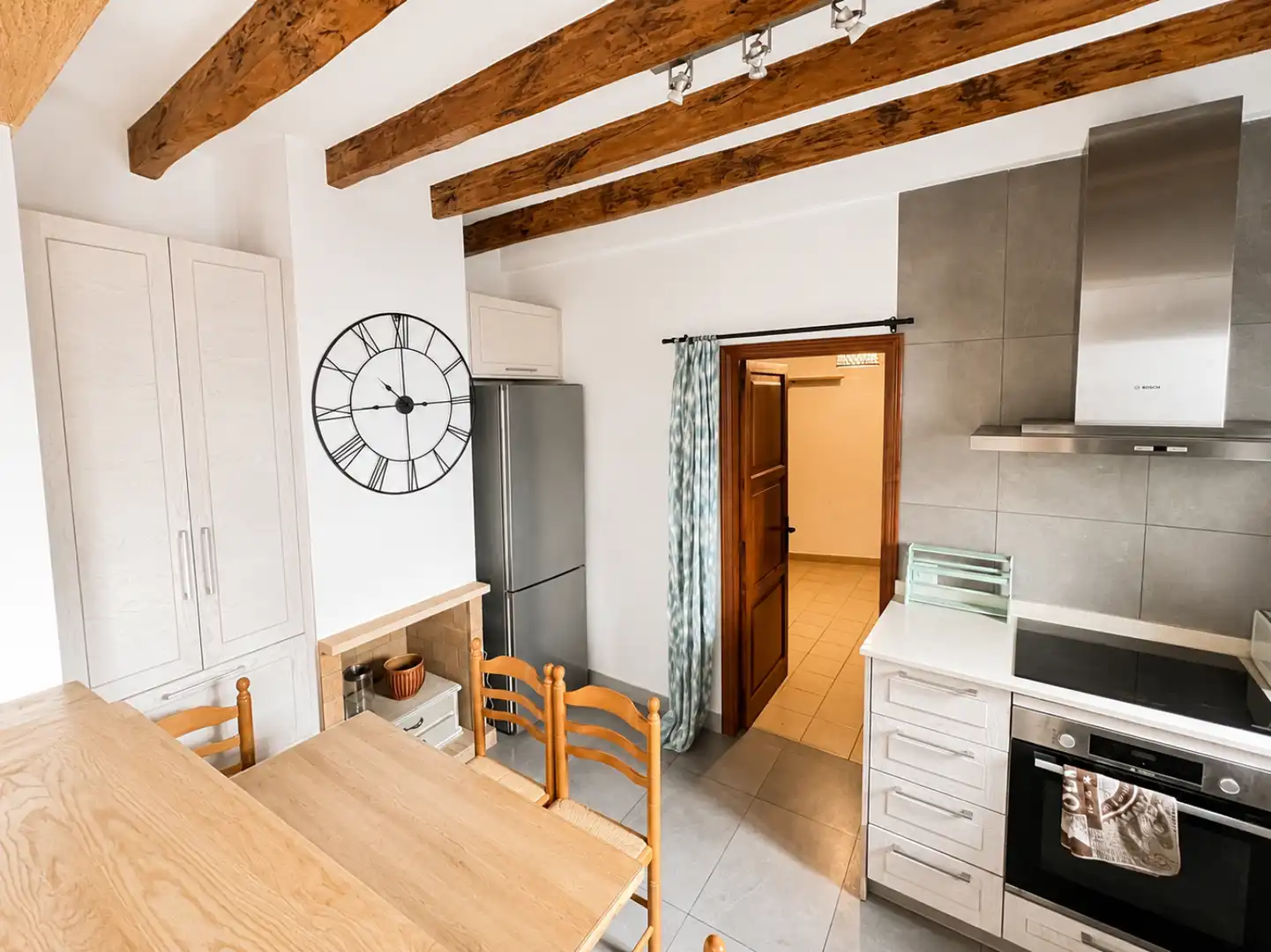 Cocina de Casa adosada de alquiler en Pollença con Aire acondicionado, Calefacción y Terraza