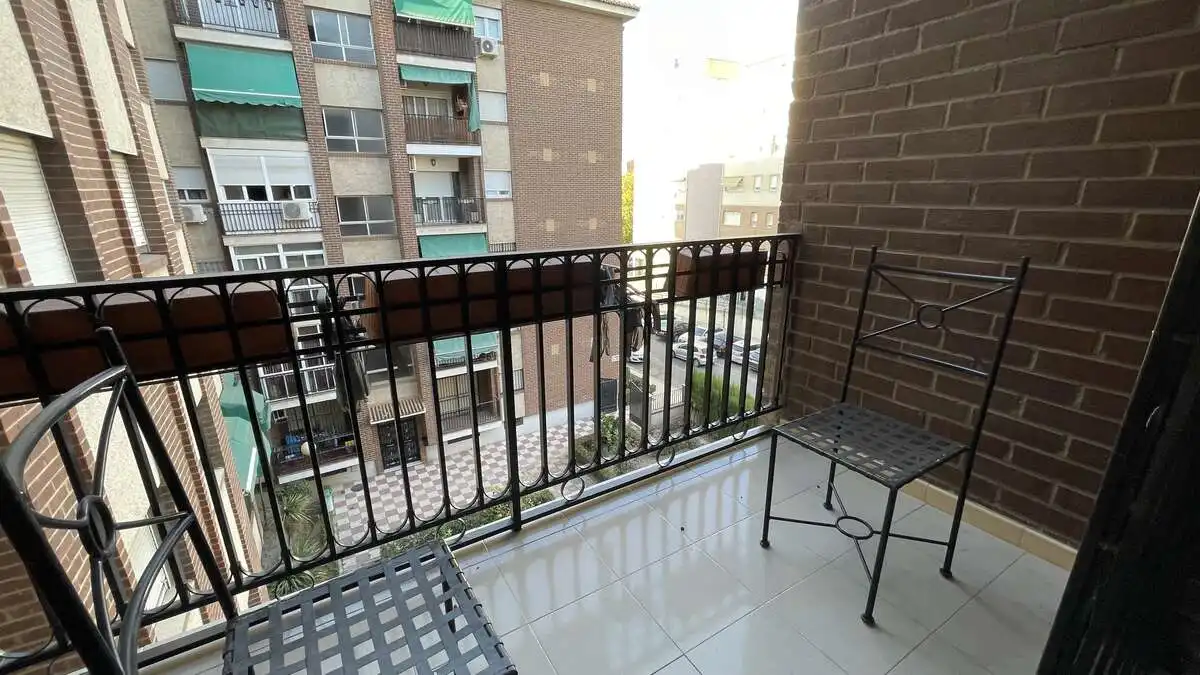 Balcony of Flat for rent in Granada  with Air Conditioner, Heating and Terrace