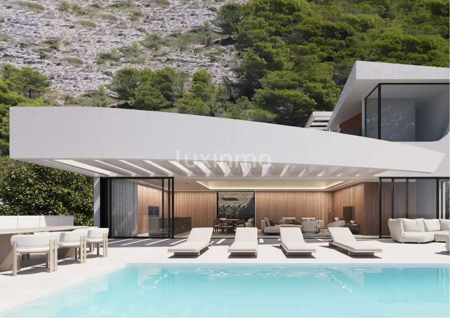 Terrasse von Haus oder Chalet zum Verkauf in Altea mit Klimaanlage, Heizung und Terrasse