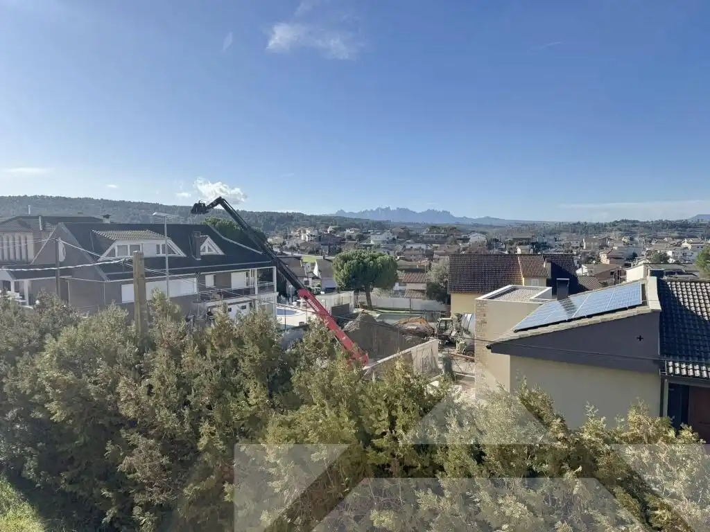 Vista exterior de Casa o chalet en venta en Navarcles con Jardín privado y Piscina