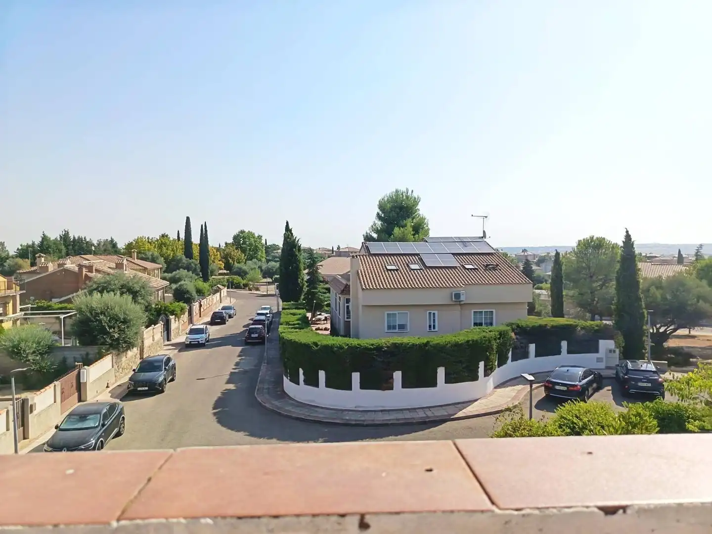 Vista exterior de Casa o chalet en venta en Cobisa con Calefacción, Terraza y Piscina