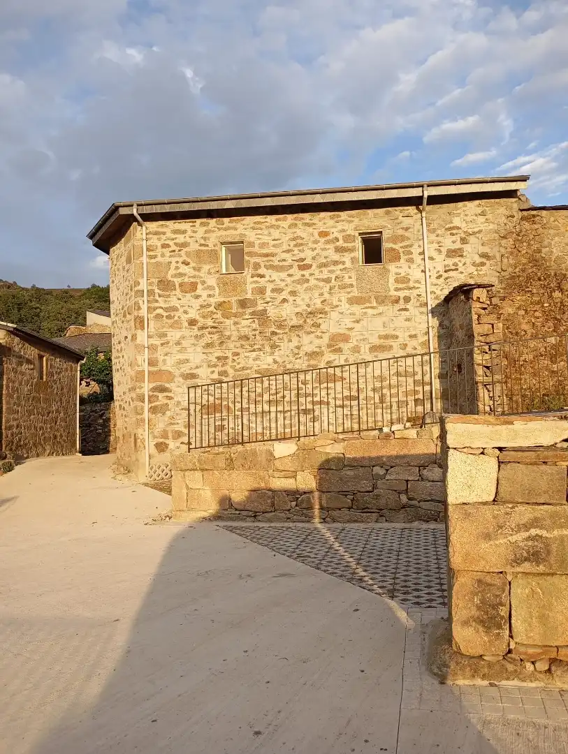 Vista exterior de Casa adosada en venta en A Veiga 