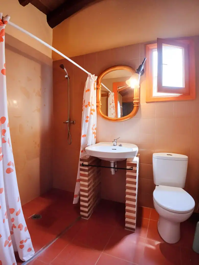 Badezimmer von Haus oder Chalet zum Verkauf in Santa María la Real de Nieva mit Privatgarten