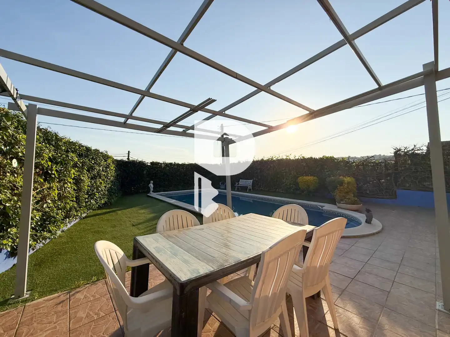 Terrassa de Casa o xalet en venda en Sant Esteve Sesrovires amb Aire condicionat, Calefacció i Jardí privat