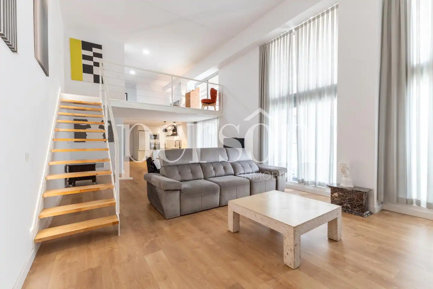 Sala de estar de Loft de alquiler en Xirivella con Aire acondicionado y Amueblado