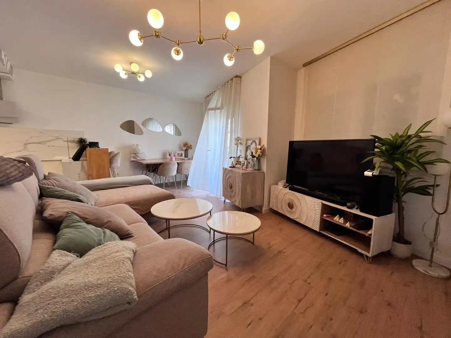 Living room of Flat for sale in Águilas  with Air Conditioner, Heating and Furnished