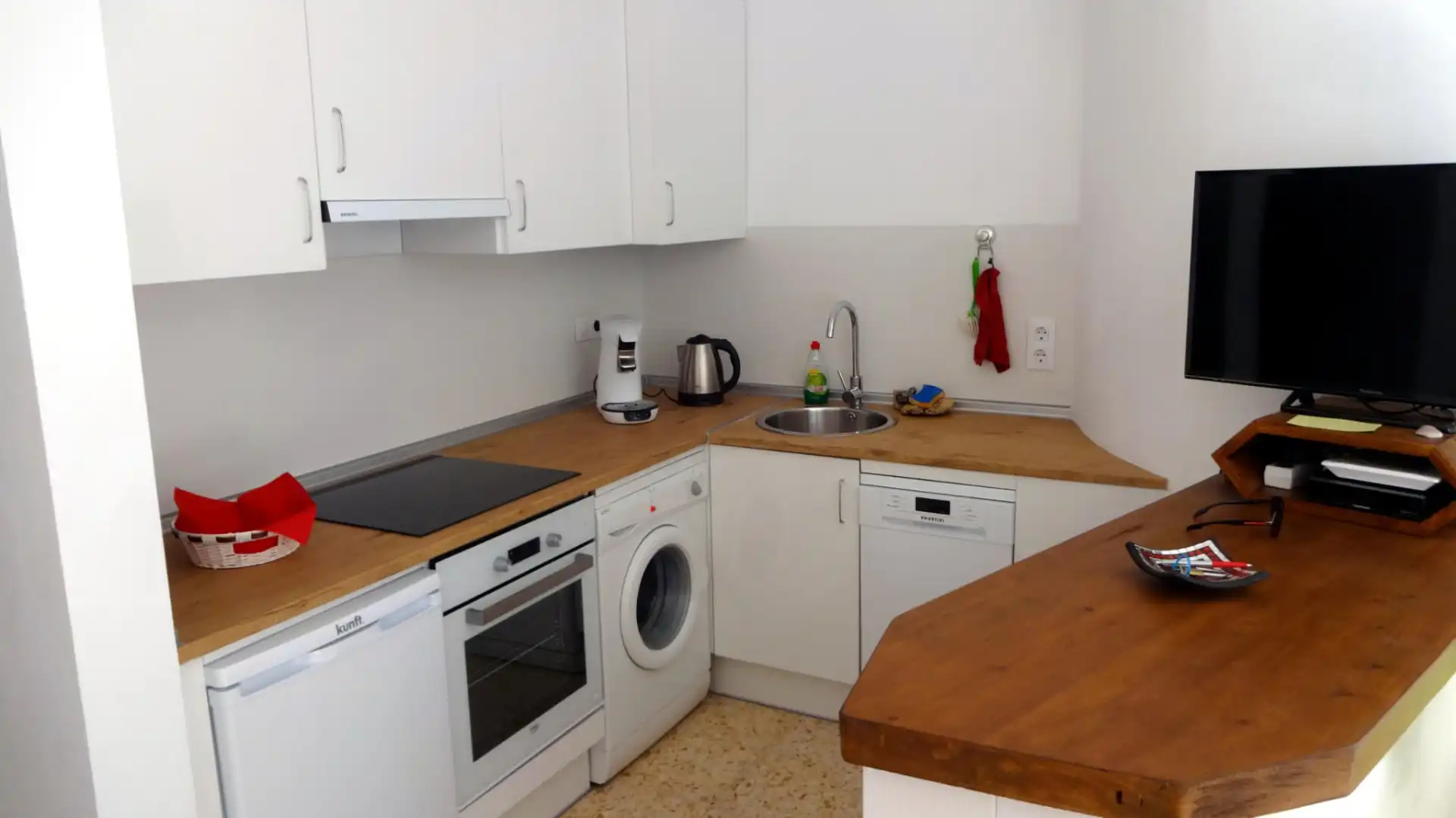Cocina de Apartamento en venta en Peñíscola / Peníscola con Aire acondicionado, Calefacción y Terraza