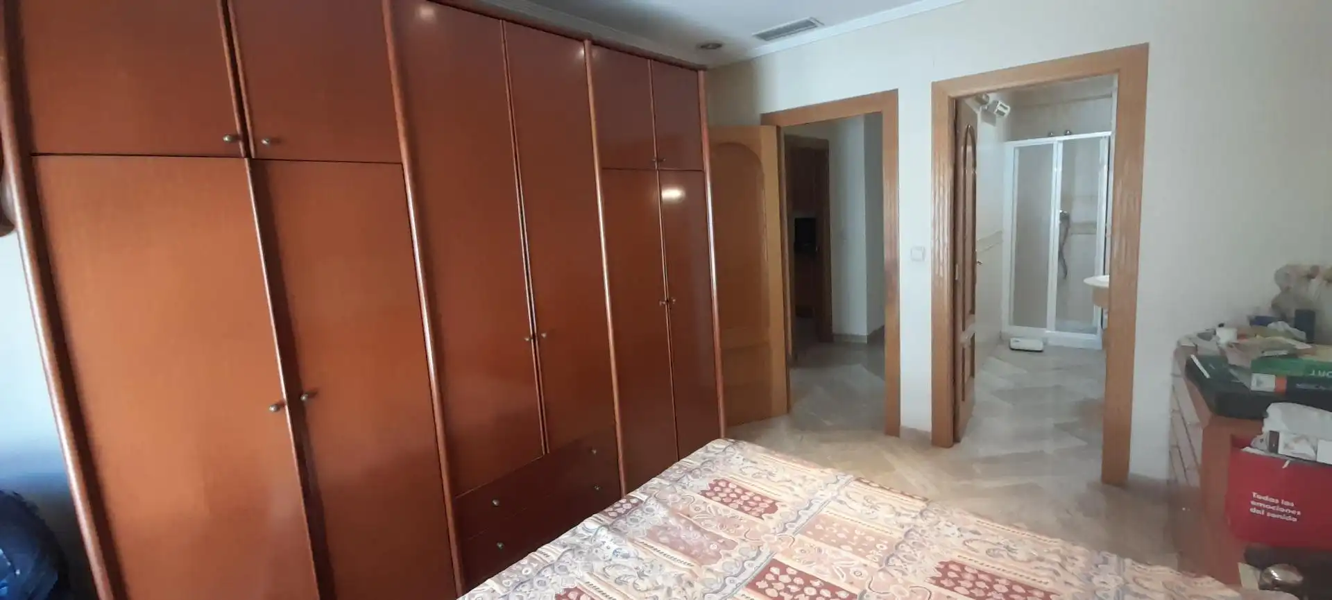 Schlafzimmer von Wohnung zur Miete in Elche / Elx mit Klimaanlage, Möbliert und Balkon