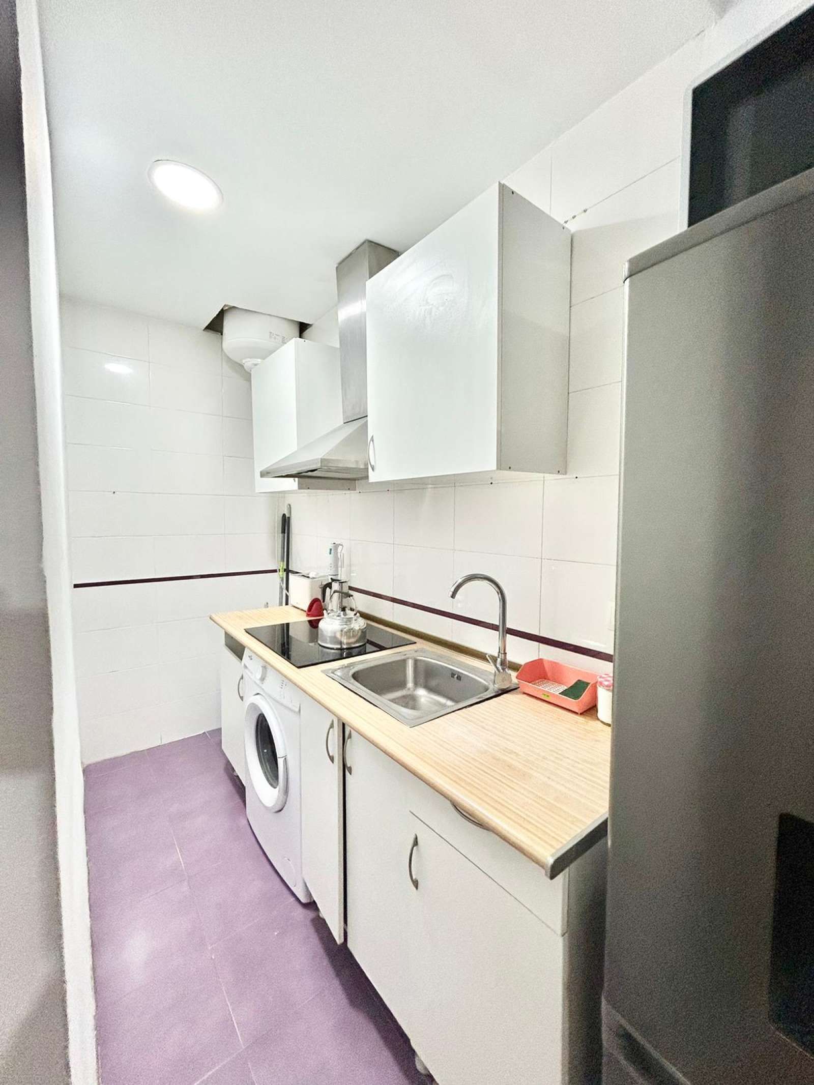 Cuina de Estudi per a compartir en  Madrid Capital amb Aire condicionat i Terrassa