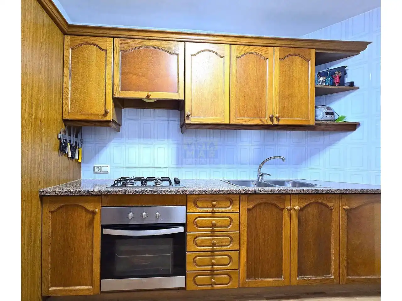 Kitchen of Flat for sale in Cubelles  with Parquet flooring and Terrace