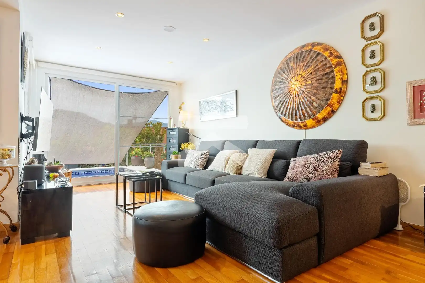 Sala de estar de Casa o chalet en venta en Amposta con Aire acondicionado, Calefacción y Parquet
