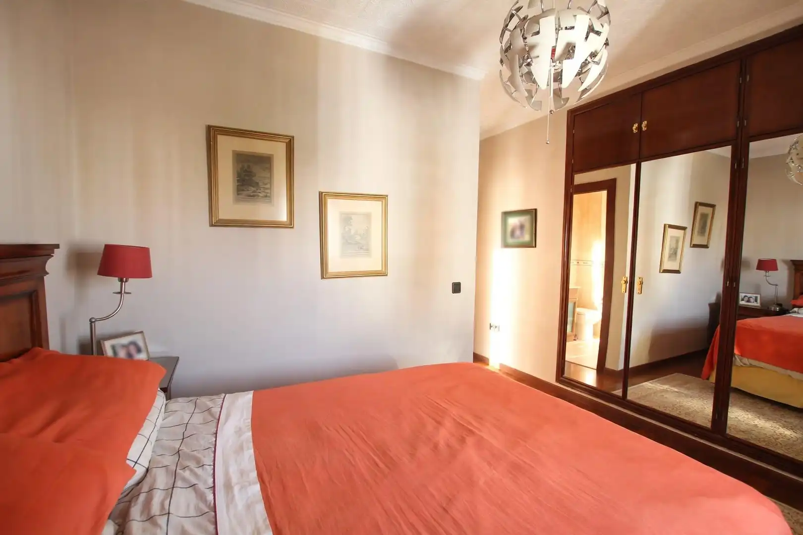 Schlafzimmer von Wohnung zum Verkauf in Jerez de la Frontera mit Klimaanlage, Parkett und Terrasse
