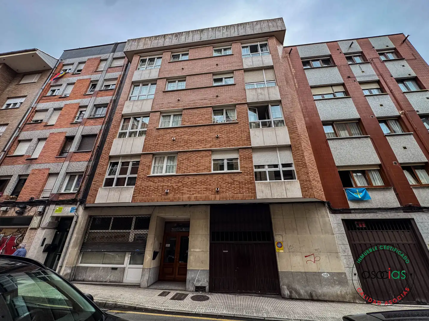 Exterior view of Flat for sale in Gijón   with Heating and Parquet flooring