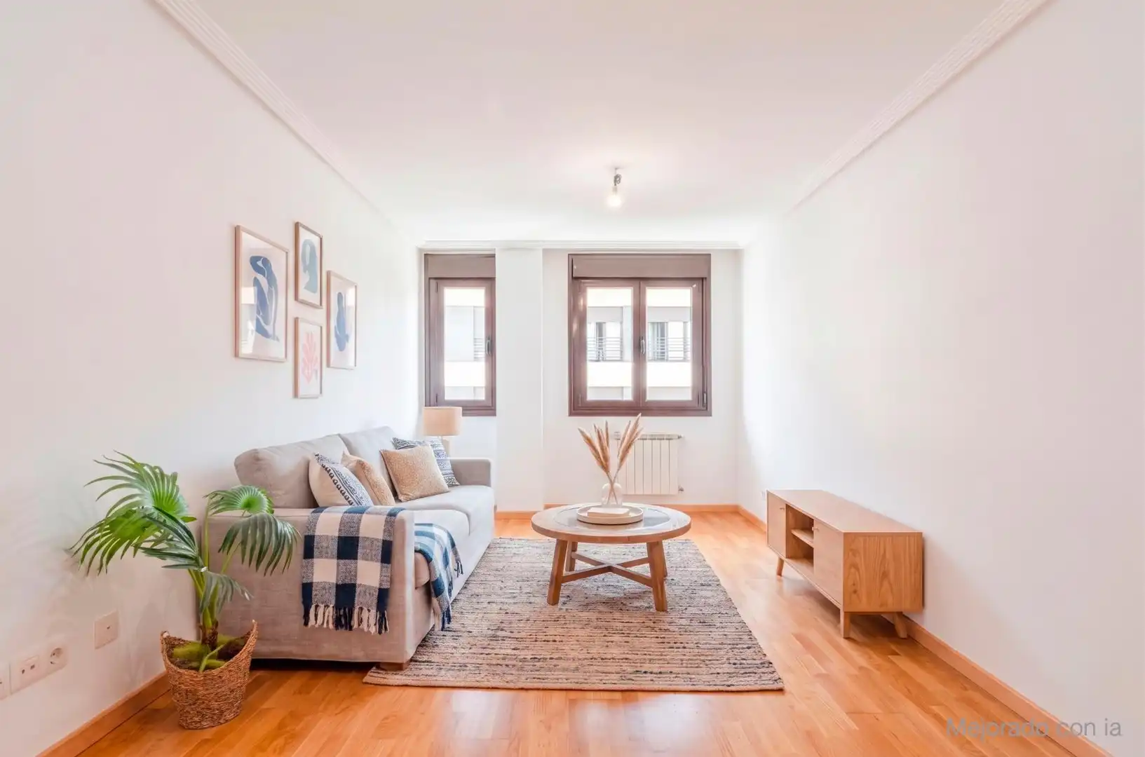 Sala de estar de Piso en venta en Siero con Calefacción, Parquet y Trastero