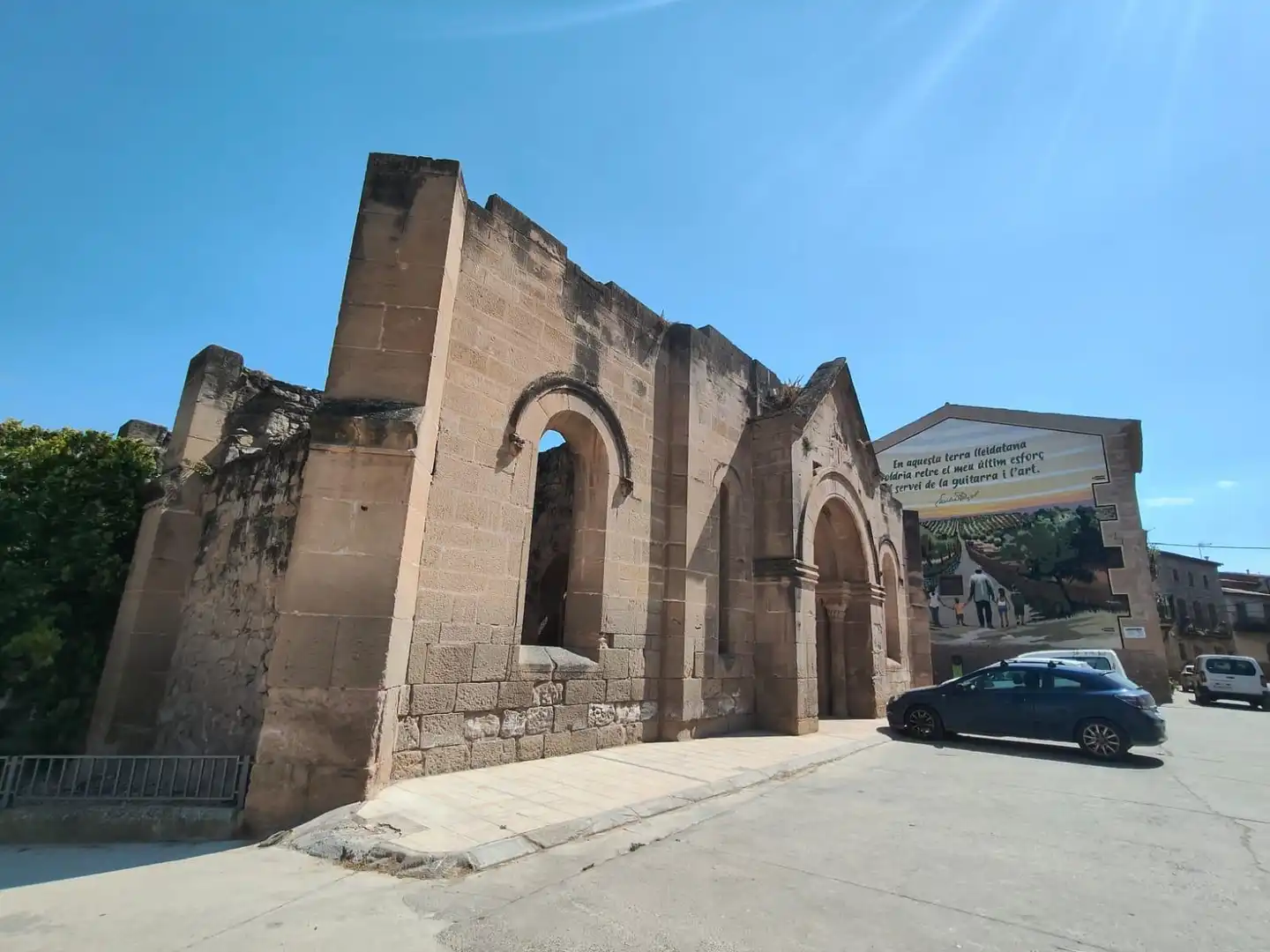 Vista exterior de Casa adosada en venda en Torrebesses amb Aire condicionat