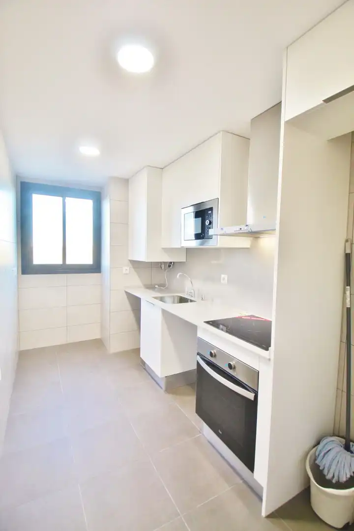 Kitchen of Flat for rent in El Campello  with Air Conditioner, Private garden and Terrace