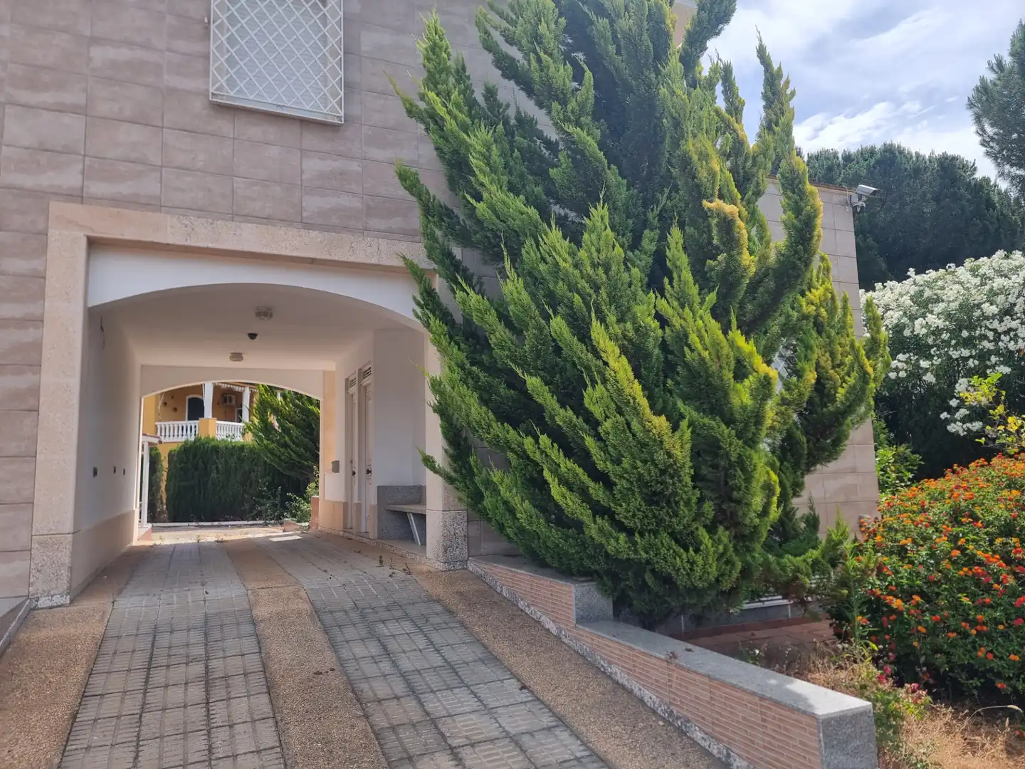 Vista exterior de Casa o chalet en venta en Aljaraque con Jardín privado, Terraza y Trastero