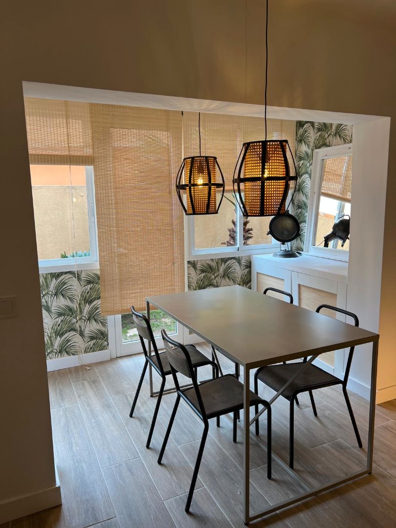 Dining room of Planta baja for sale in Sant Feliu de Guíxols  with Air Conditioner, Furnished and Washing machine