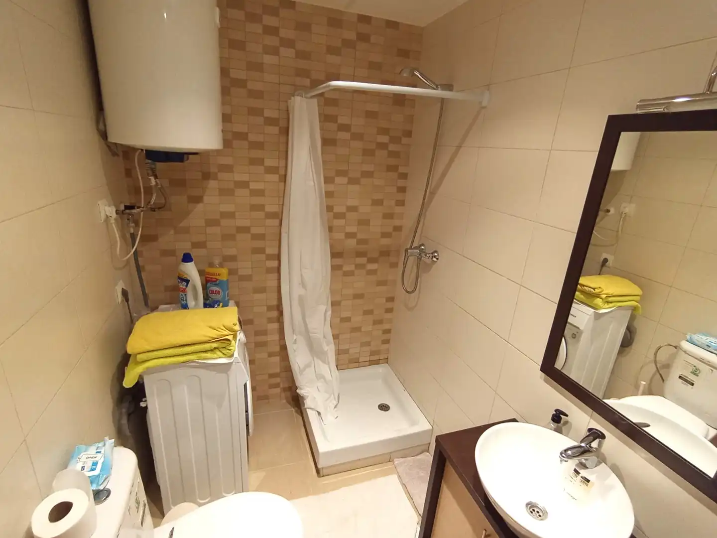 Bathroom of Apartments for sale in El Perelló  with Air Conditioner and Heating