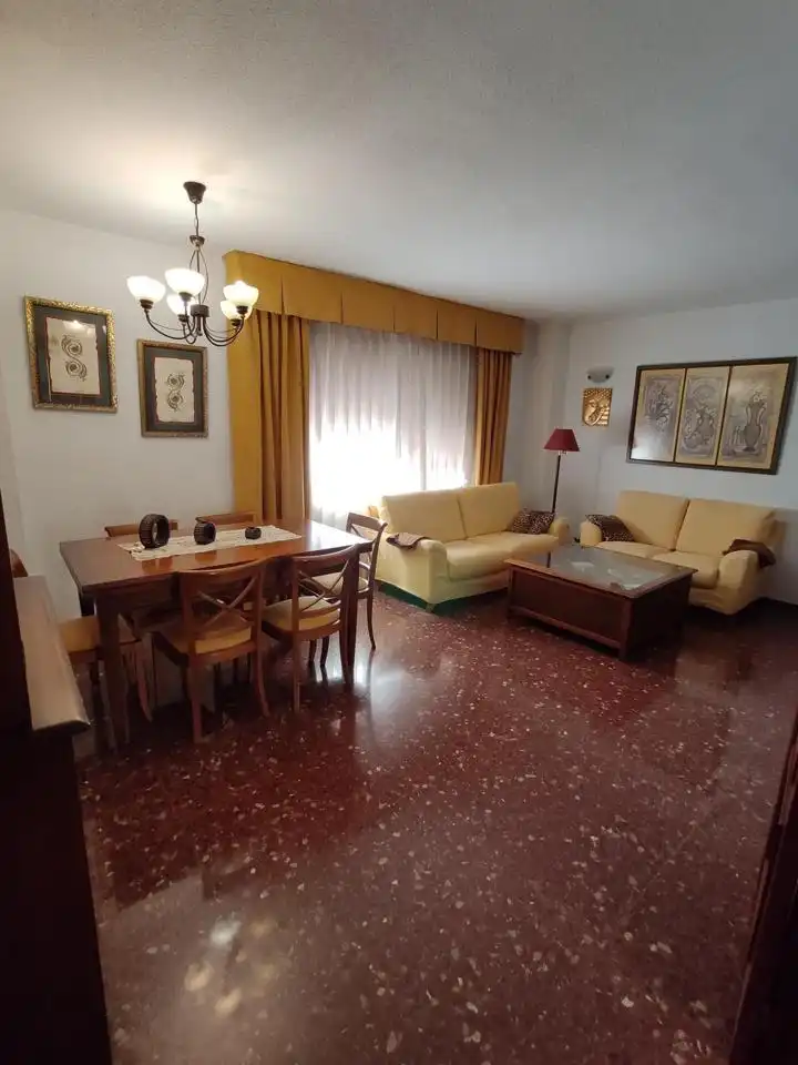 Sala d'estar de Pis de lloguer en Valencia amb Aire condicionat, Calefacció i Moblat