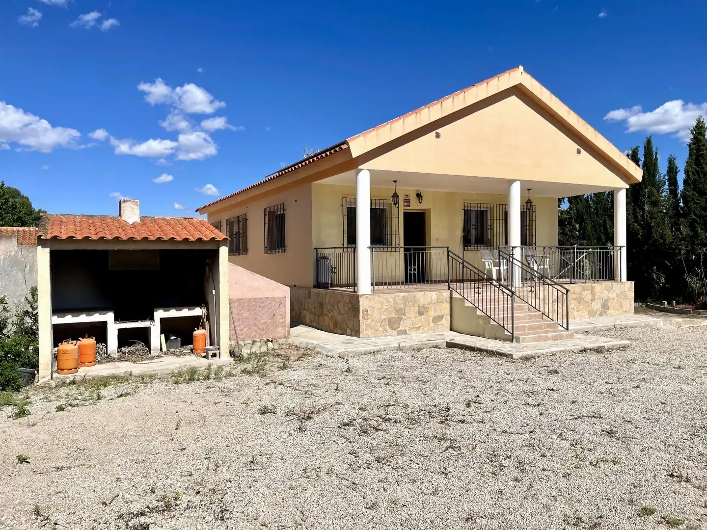 Exterior view of Houses for sale in Lorca  with Air Conditioner, Storage room and Furnished