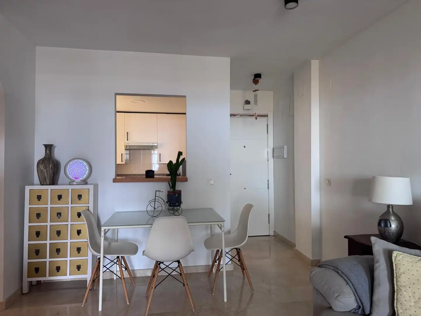 Esszimmer von Wohnungen zur Miete in Mijas mit Klimaanlage, Terrasse und Möbliert
