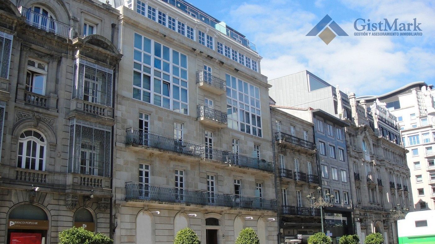 Exterior view of Flat to rent in Vigo   with Heating and Parquet flooring