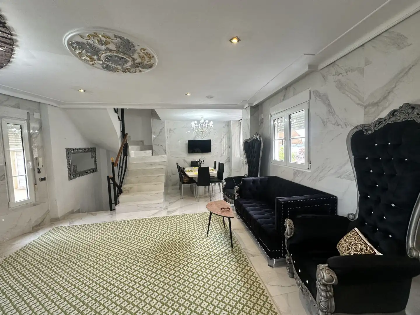 Living room of Detached homes for sale in La Vall d'Uixó  with Air Conditioner, Heating and Storage room