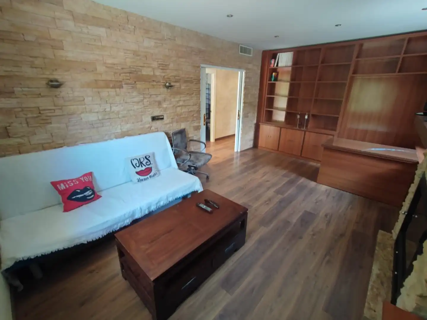 Sala d'estar de Casa o xalet de lloguer en Molina de Segura amb Aire condicionat, Jardí privat i Terrassa