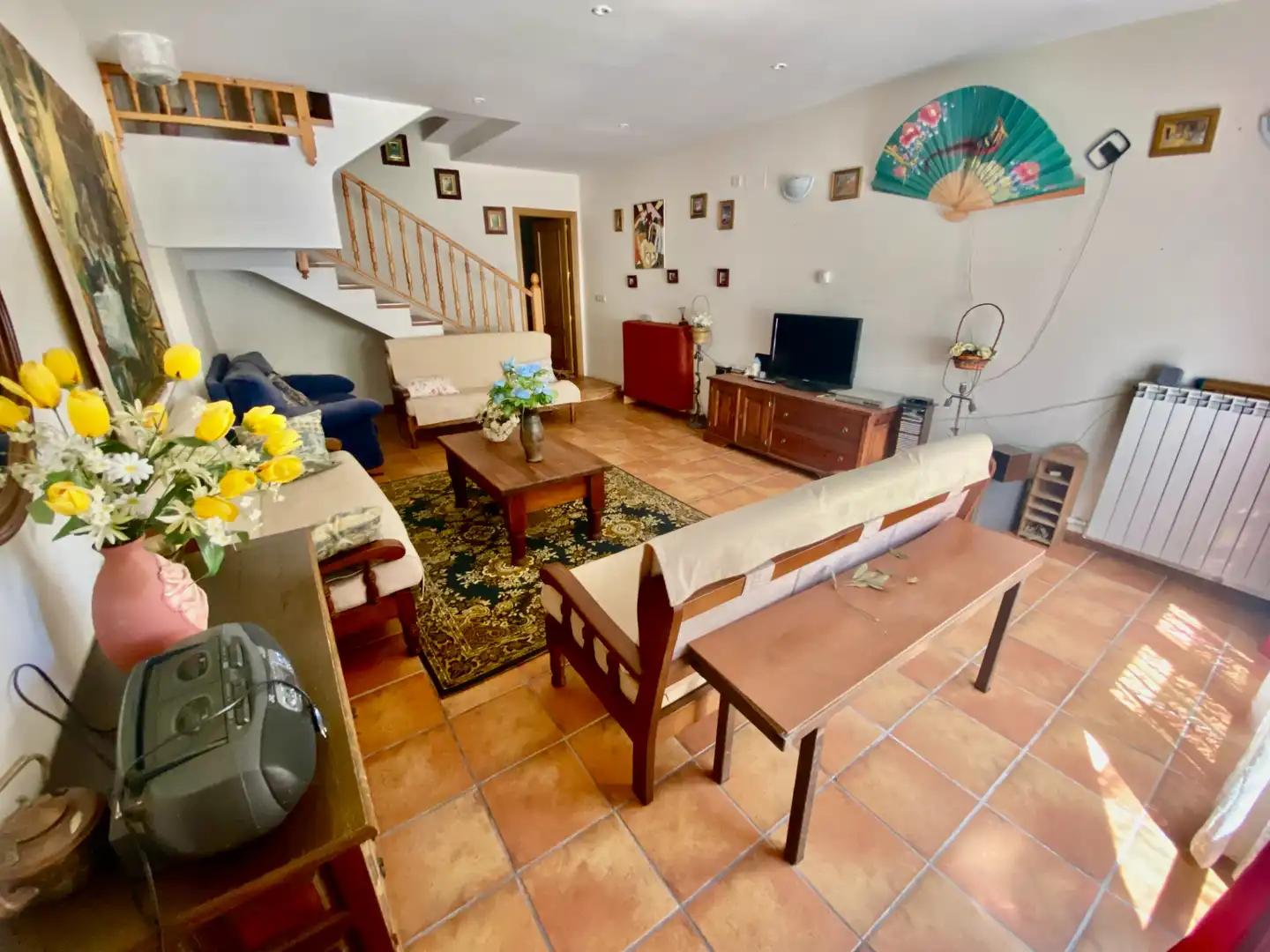 Wohnzimmer von Haus oder Chalet zum Verkauf in Vera de Moncayo mit Klimaanlage, Heizung und Privatgarten