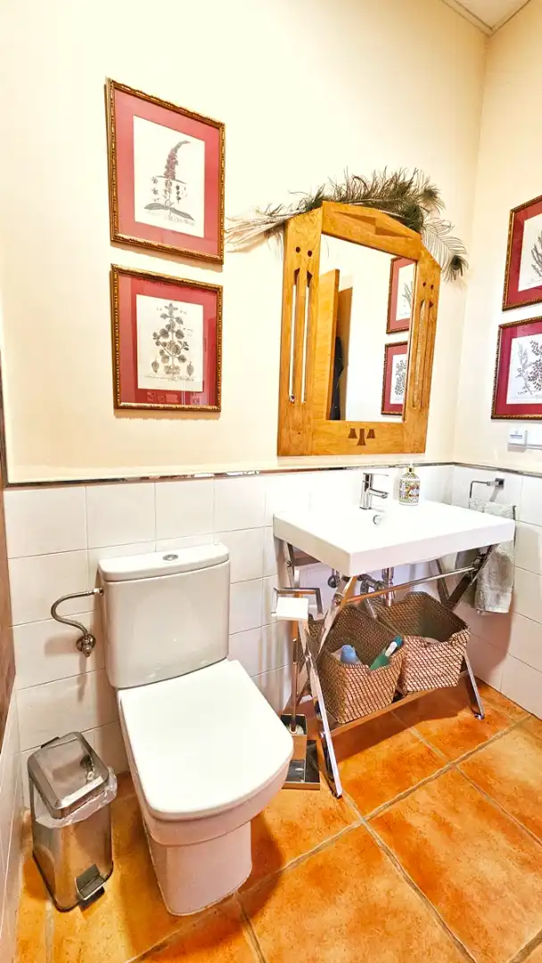 Baño de Casa o chalet en venta en Cañaveral de León con Aire acondicionado, Jardín privado y Terraza
