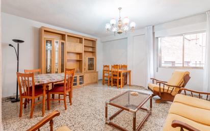 Living room of Flat for sale in  Madrid Capital  with Heating