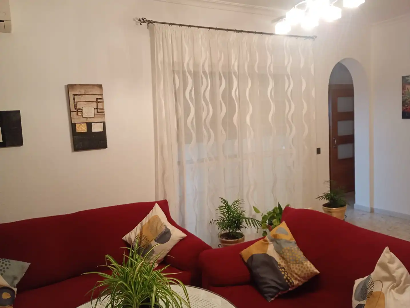Living room of Ground floor for sale in Albaida del Aljarafe  with Air Conditioner