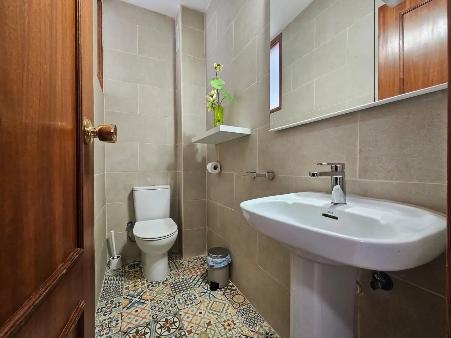 Bathroom of Flat for share in Güímar  with Terrace, Furnished and Oven