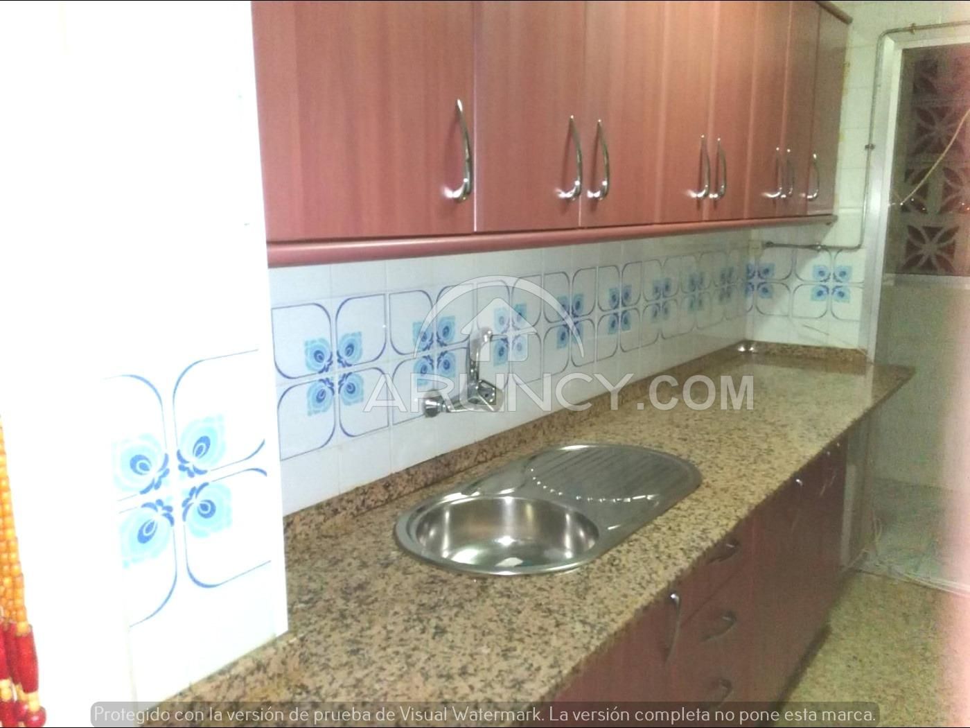 Kitchen of Flat for sale in Alcalá de Guadaira  with Air Conditioner, Terrace and Furnished