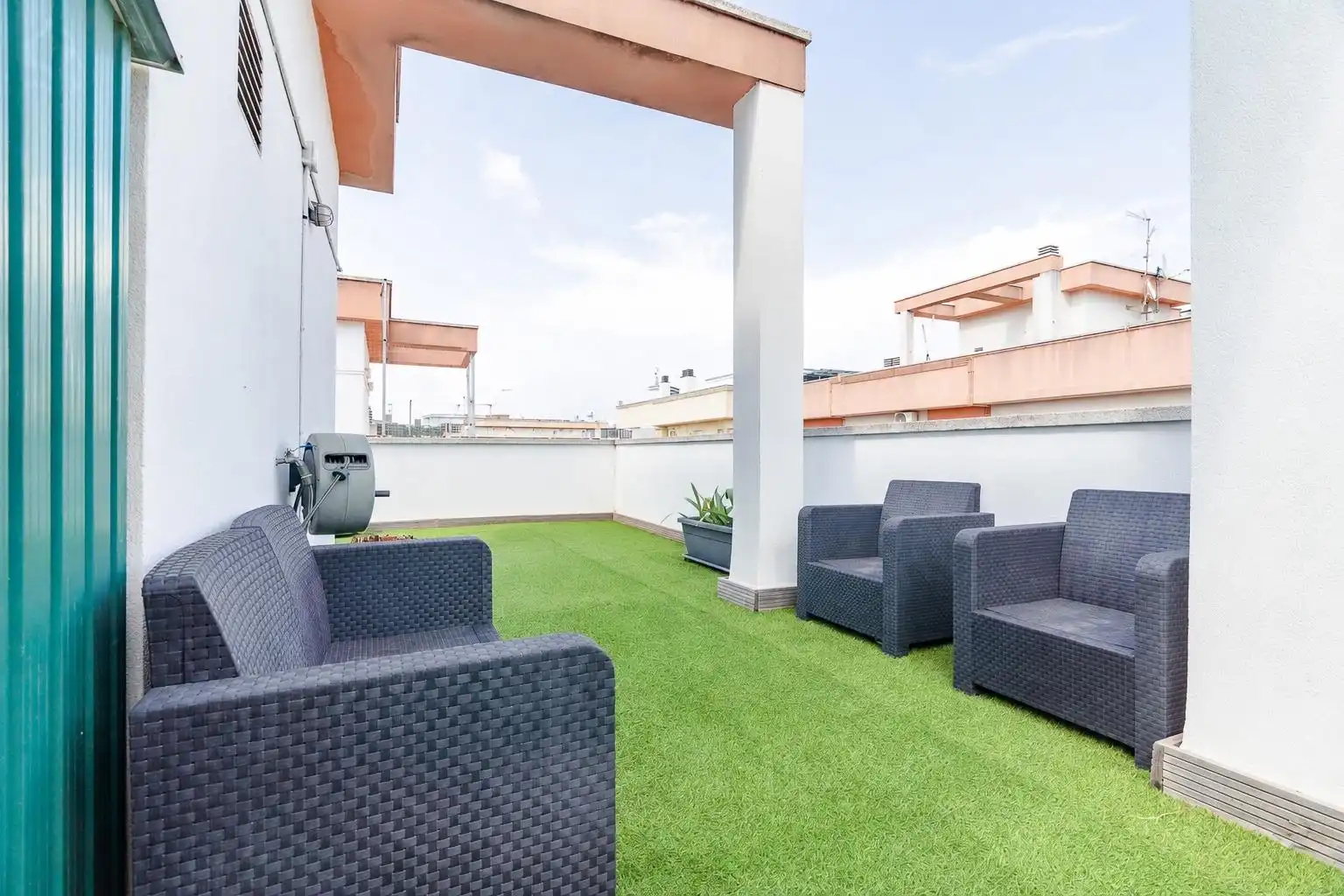Terrasse von Dachboden zum Verkauf in El Vendrell mit Heizung, Parkett und Terrasse