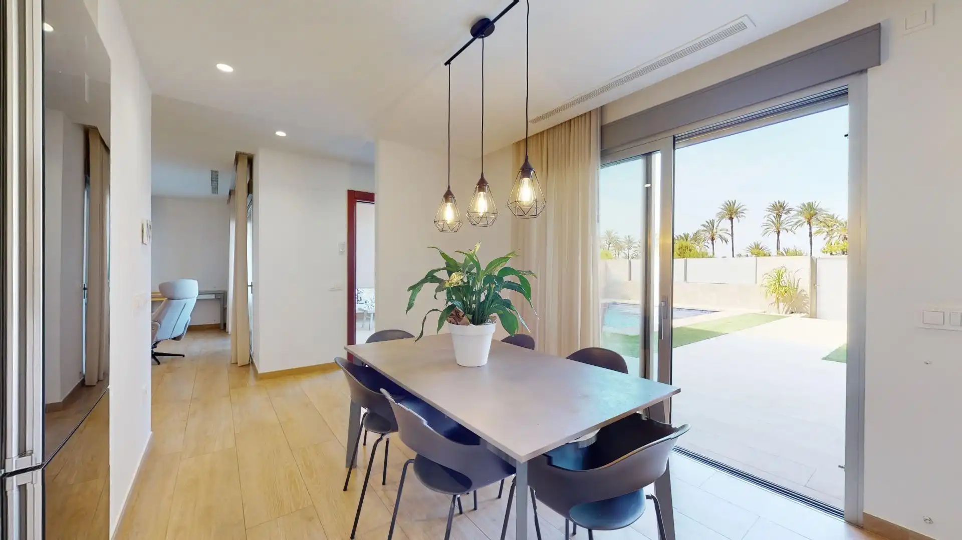 Esszimmer von Haus oder Chalet zum Verkauf in San Pedro del Pinatar mit Klimaanlage, Heizung und Privatgarten