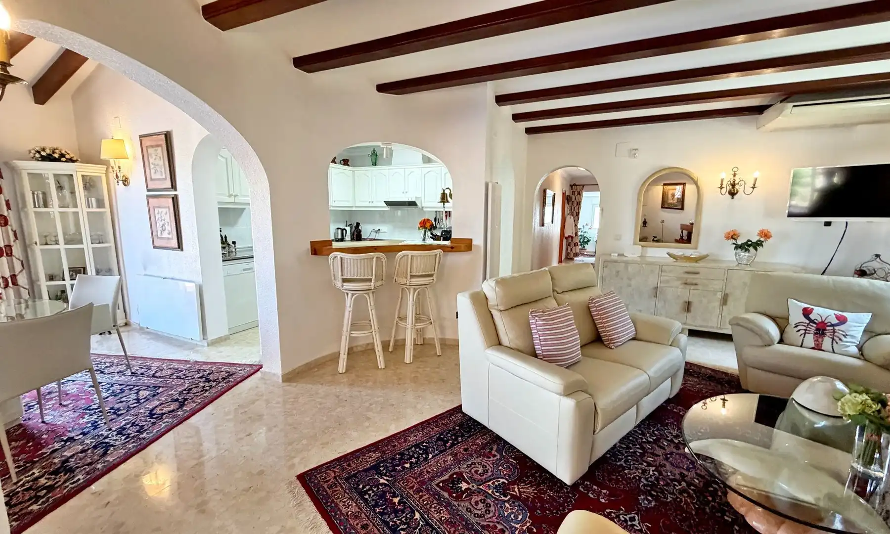 Living room of Houses for sale in Dénia  with Air Conditioner, Heating and Private garden
