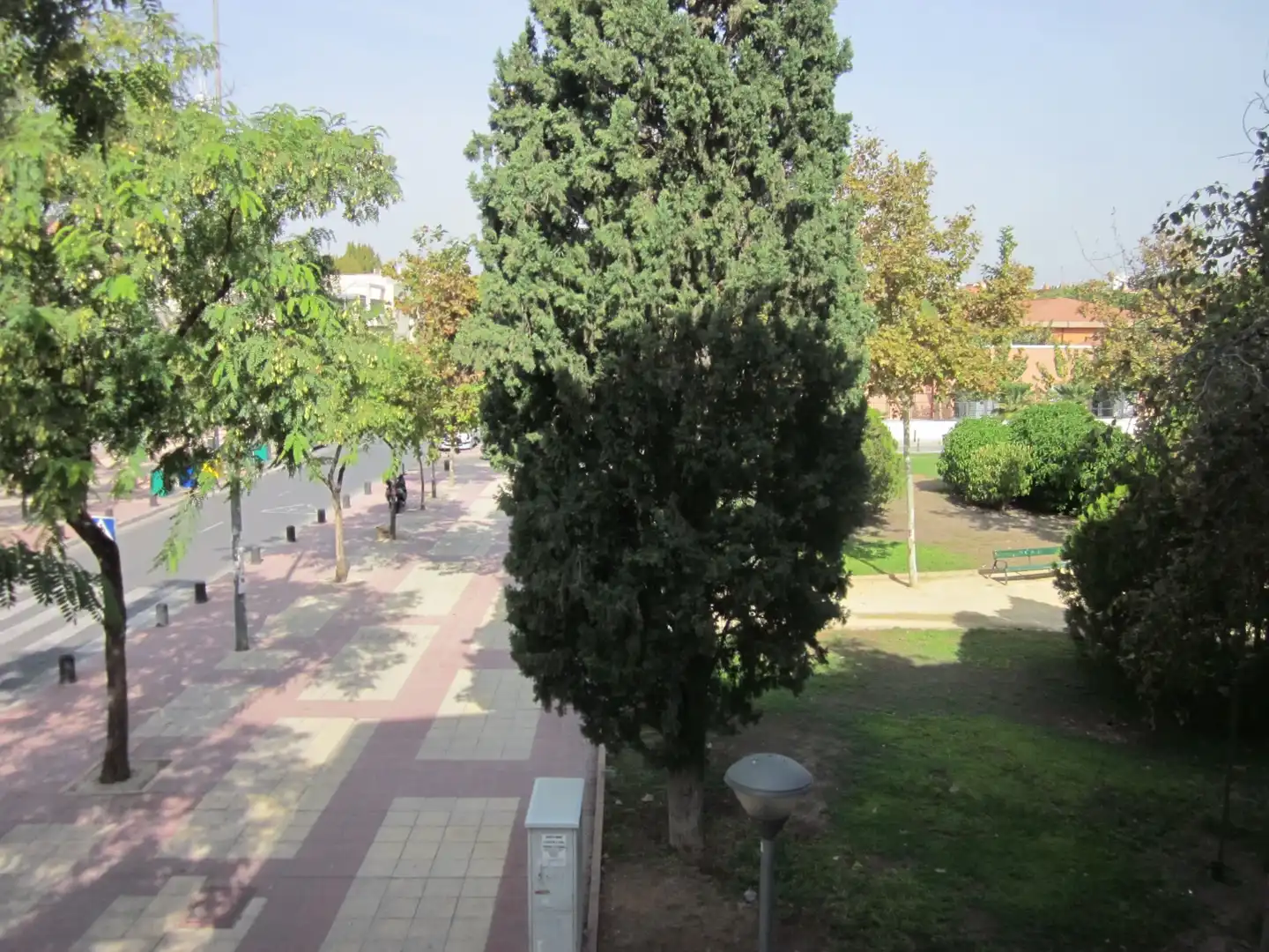 Vista exterior de Piso de alquiler en  Murcia Capital con Amueblado y Lavadora